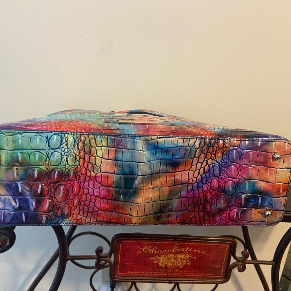 Multicolor Crocodile Embossed Women's Bag - Picture 6 of 6